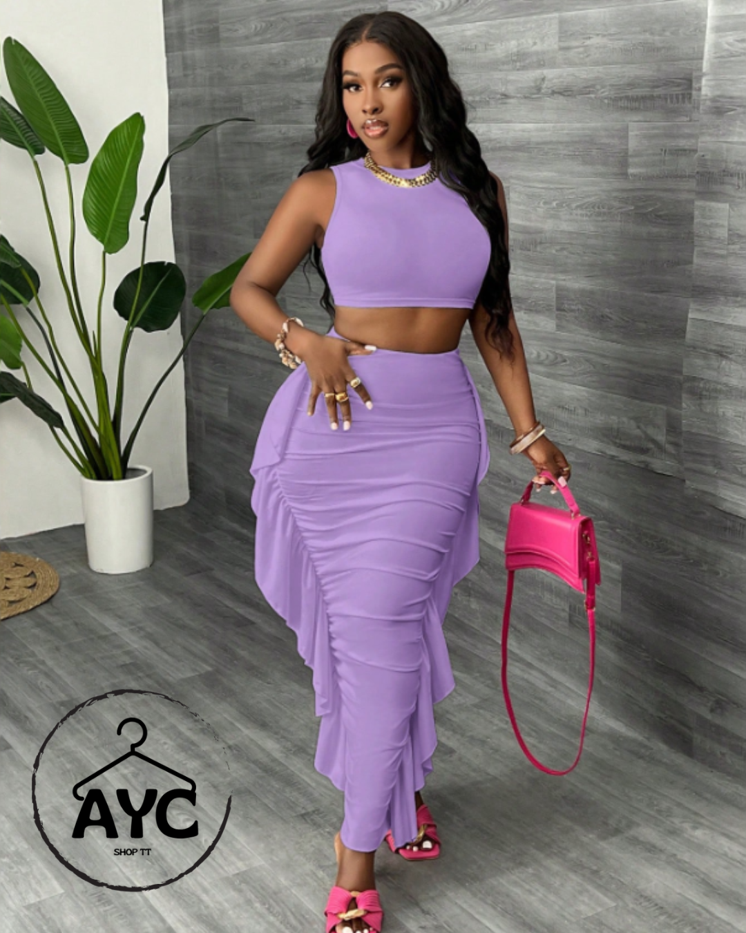Ruffle Skirt Set