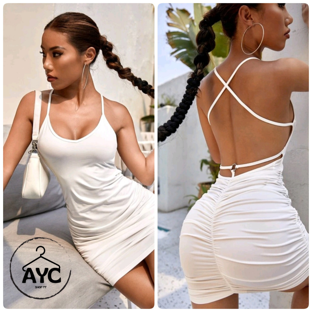 Backless Mini Dress